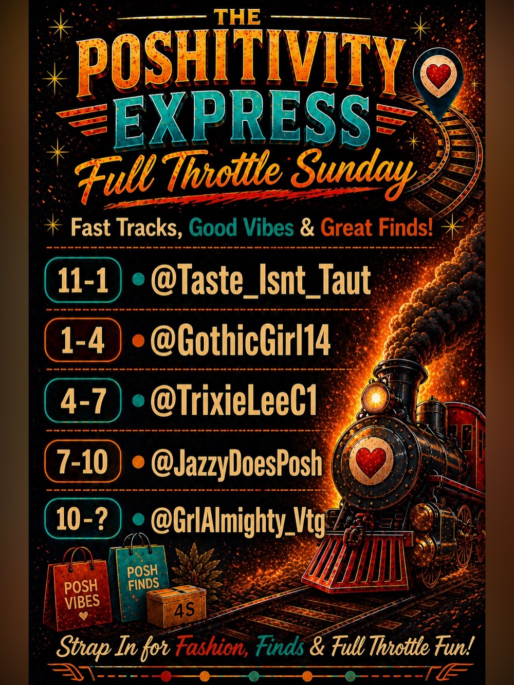 Cadyscreations is LIVE with Poshitivity Express